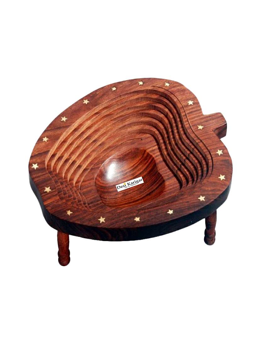 desi karigar apple shaped spring tray
