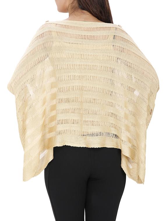 button detail knitted top - 15931462 - Standard Image - 2