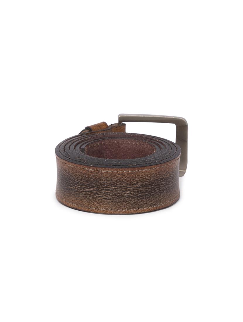 tanbrown leather belt - 15932305 - Standard Image - 2