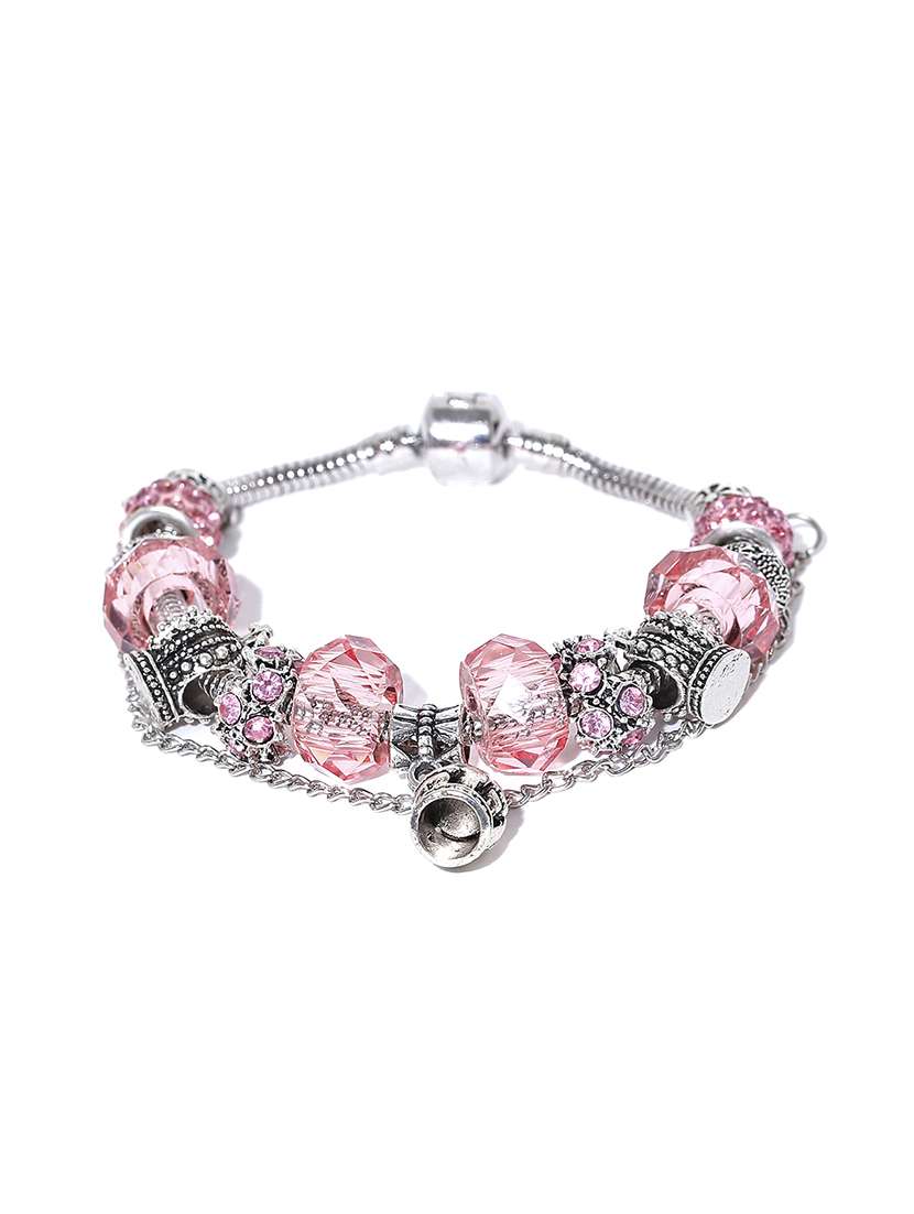 pink metal bangle  bracelet