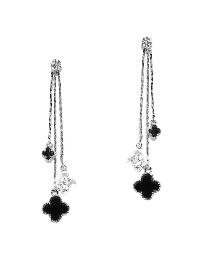 black drop earring