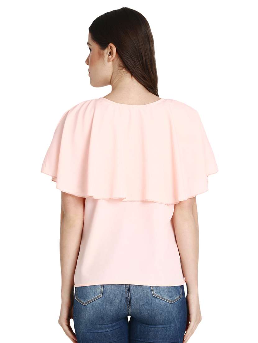 women's layered tie-up neck top - 15933737 -  Standard Image - 2