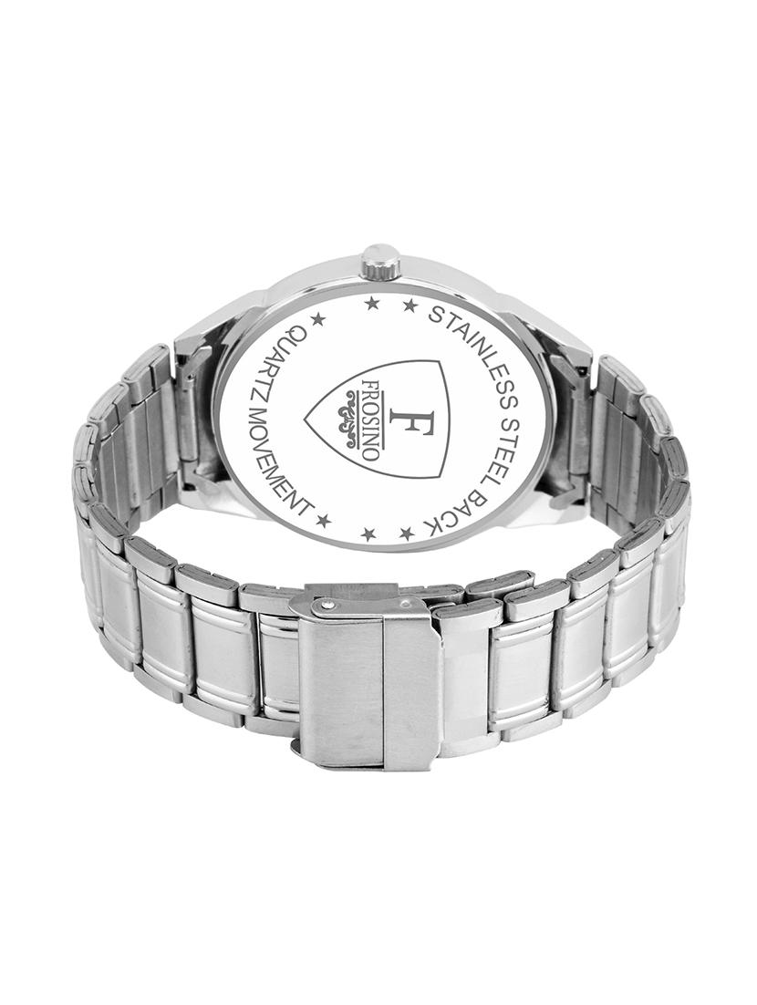 silver unique quartz analog casual watch - 15933751 - Standard Image - 2
