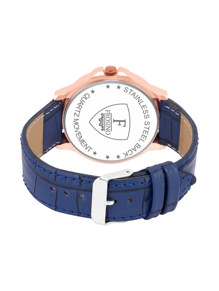 frosino blue strap analog watch for boys and men - 15933767 - Standard Image - 2
