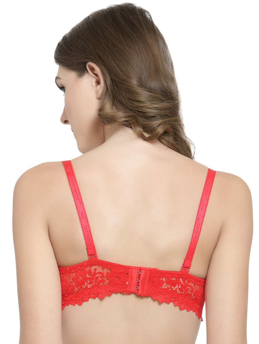 lace detail floral t-shirt bra - 15935096 - Standard Image - 2