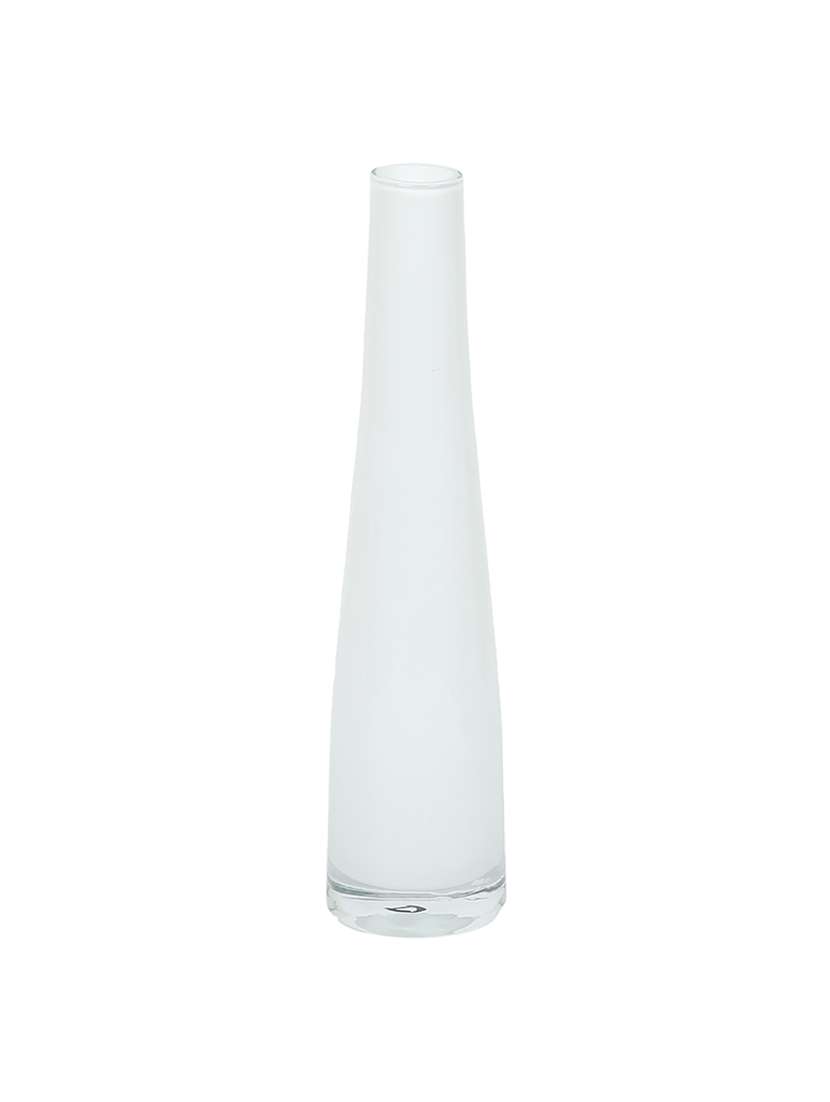 stylish semi opaque white vase - 15938971 -  Standard Image - 2