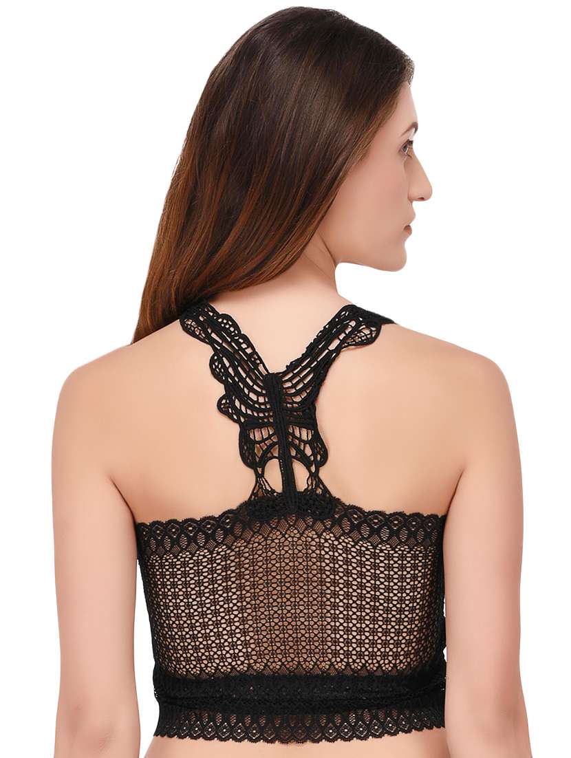 racer back laced bralette - 15943902 -  Standard Image - 2