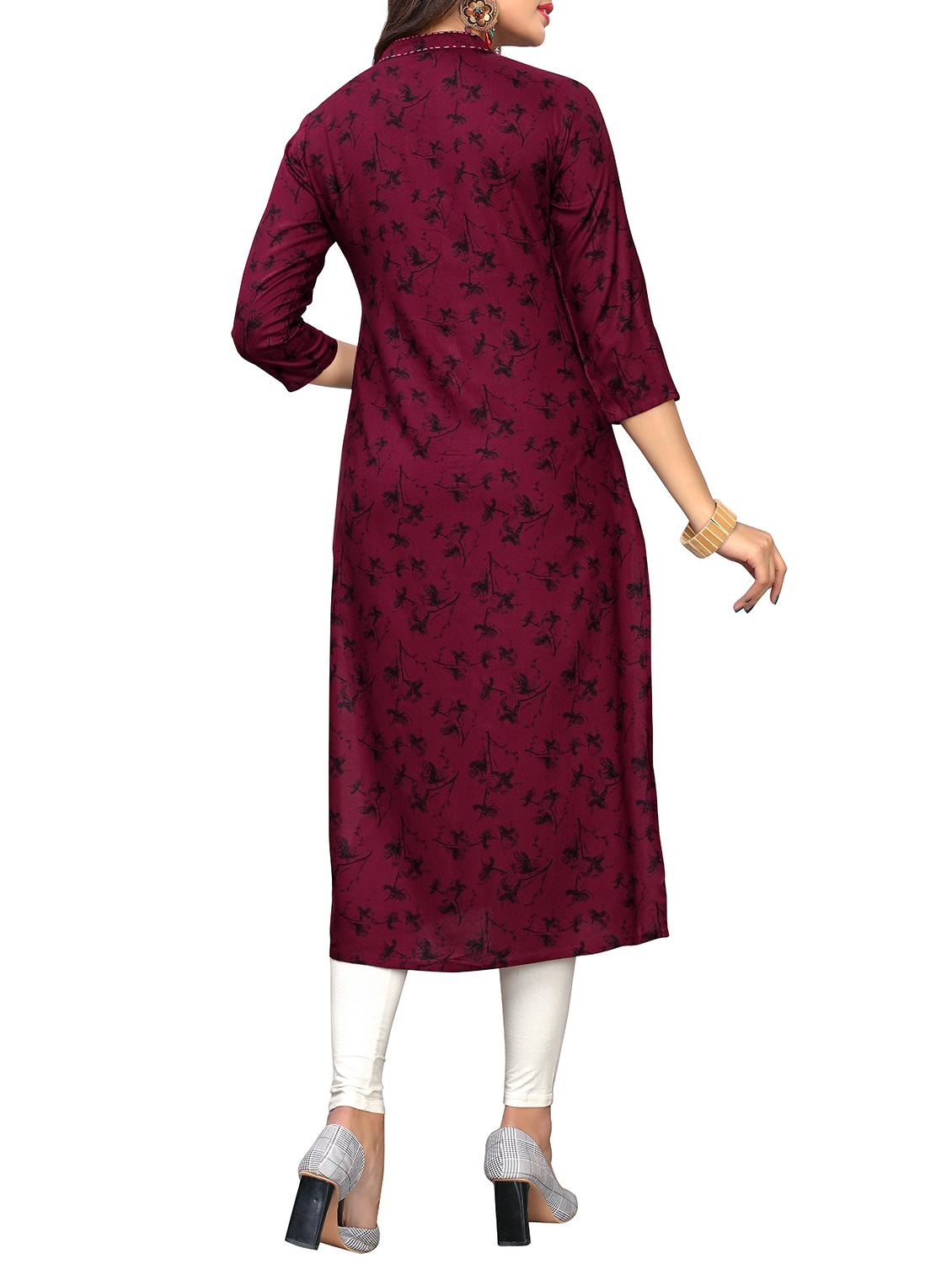 women's front slit kurta - 15945451 - Standard Image - 2