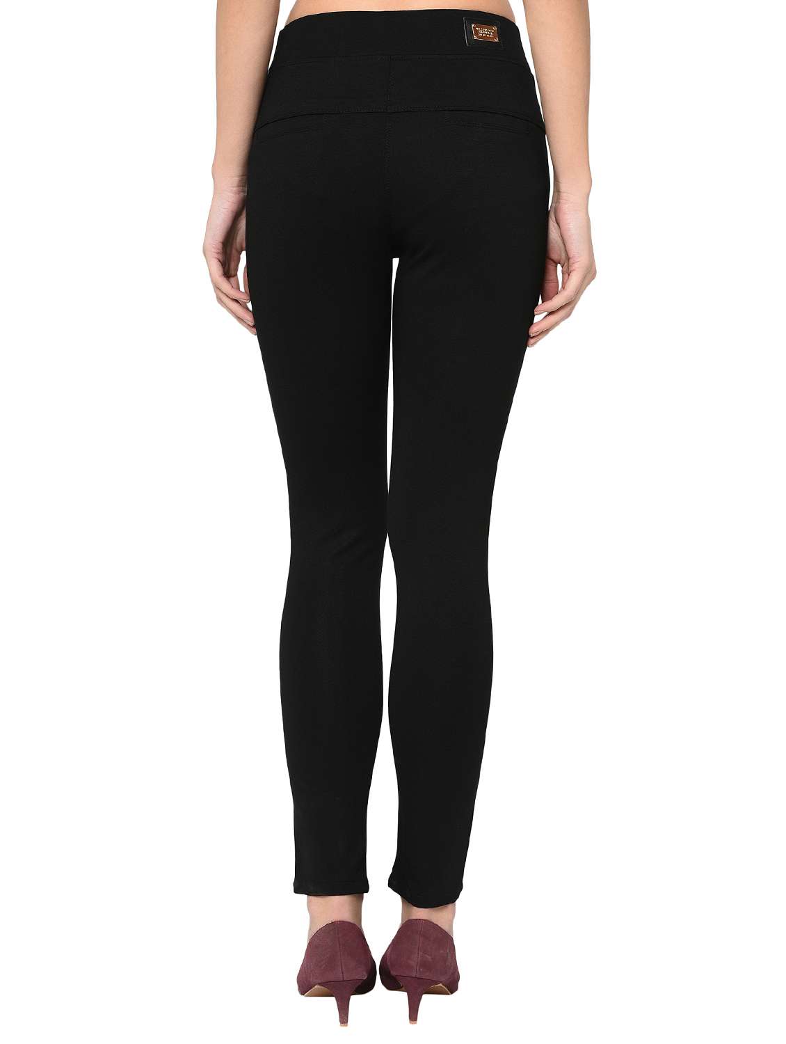 zipper detail high rise jegging - 15947347 - Standard Image - 2