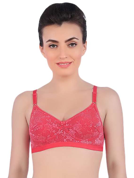 bow patch floral bra