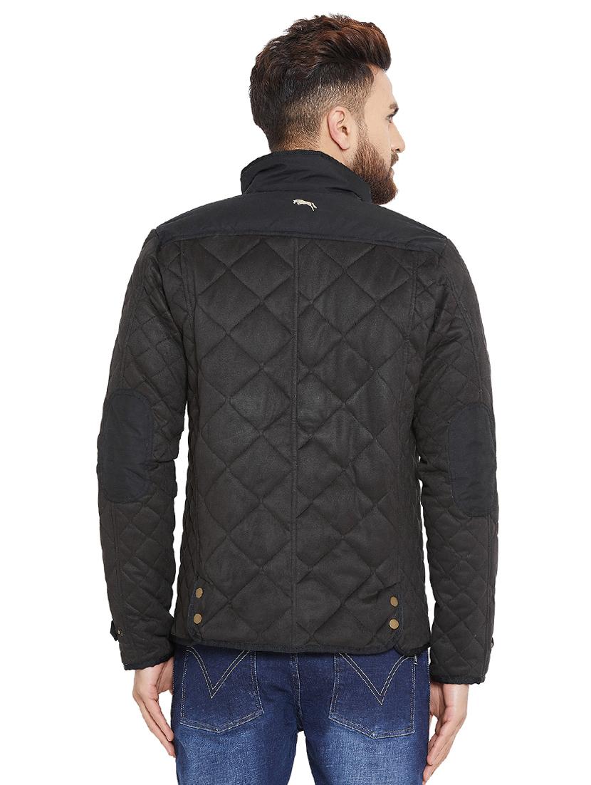 black polyester quilted jacket - 15953569 - Standard Image - 2