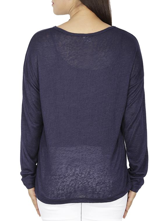 dropped shoulder letter print top - 15953732 - Standard Image - 2