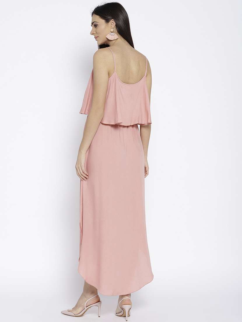 ruffled overlay maxi dress - 15953767 -  Standard Image - 2