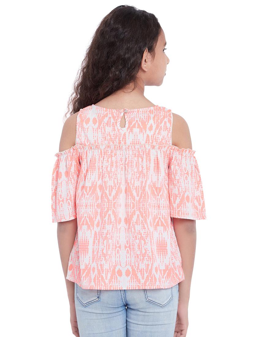 orange polyester top - 15957017 - Standard Image - 2