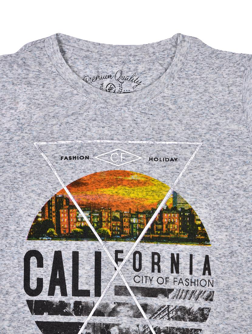 round neck graphic print t-shirt - 15964672 - Standard Image - 2