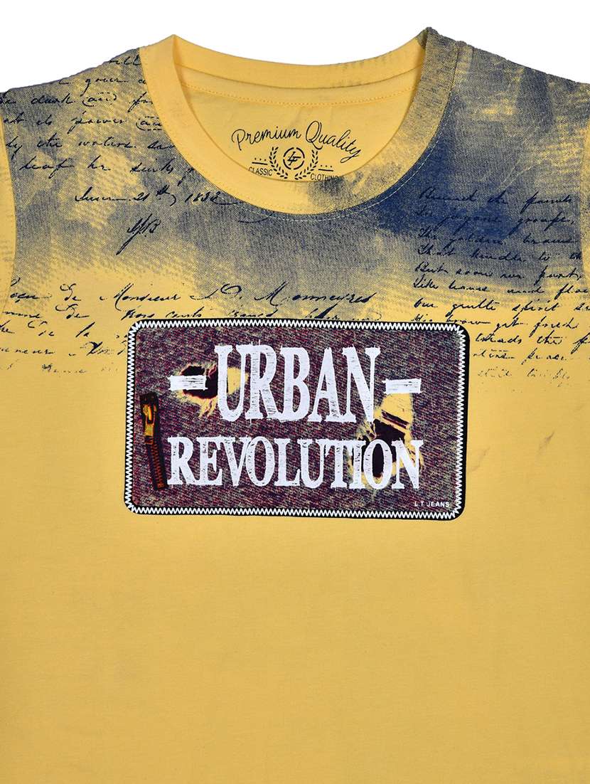 yellow cotton tshirt - 15964698 - Standard Image - 2