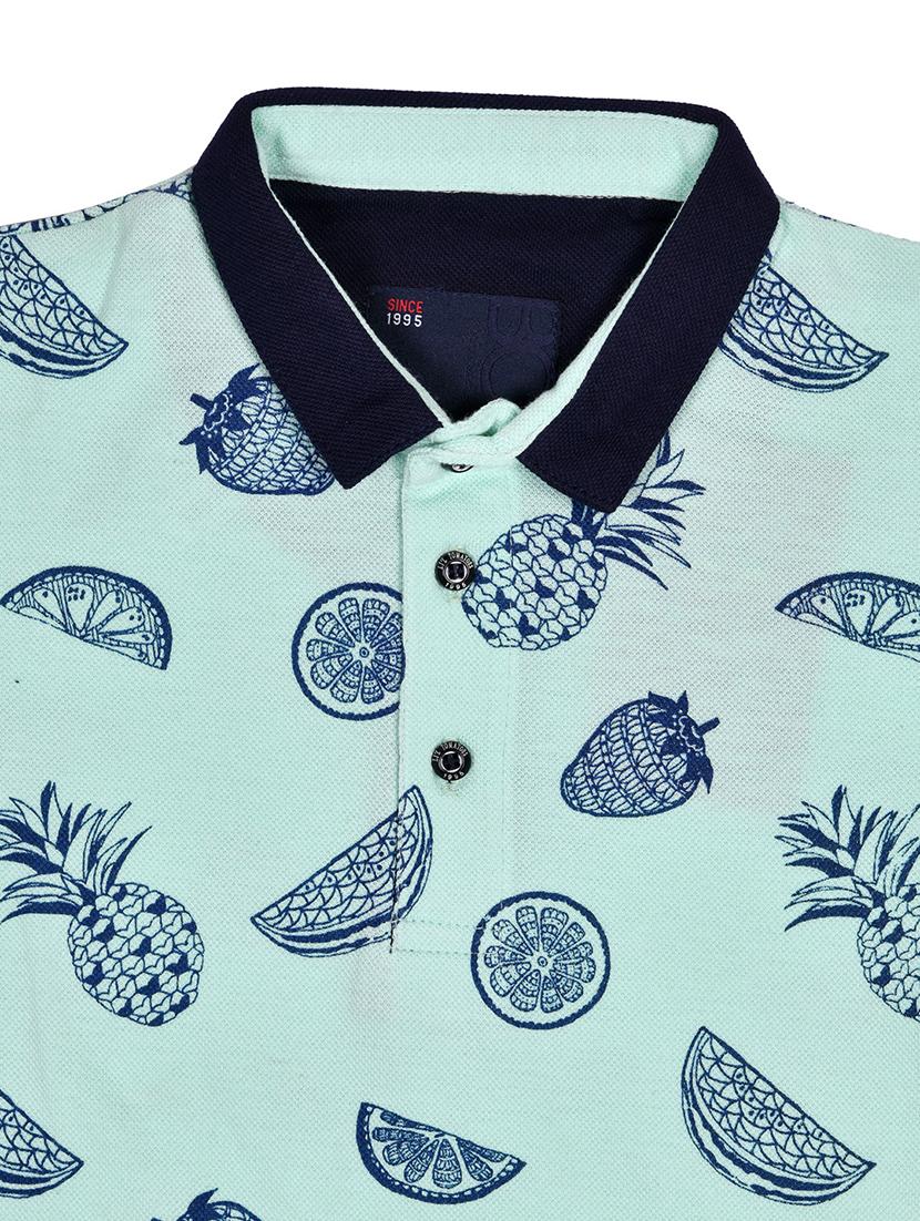 polo neck quirky print t-shirt - 15964713 - Standard Image - 2