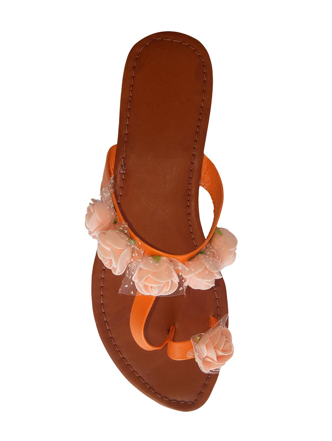 orange one toe sandals - 15964763 - Standard Image - 2
