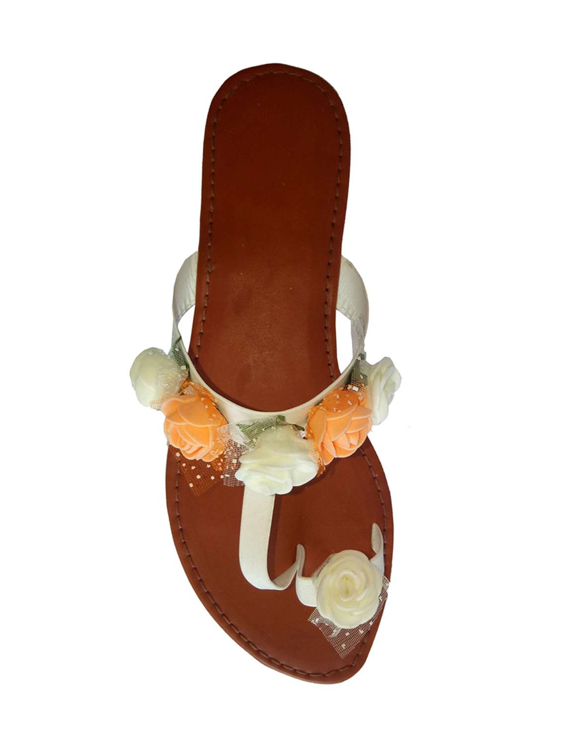 white one toe sandals - 15964764 -  Standard Image - 2