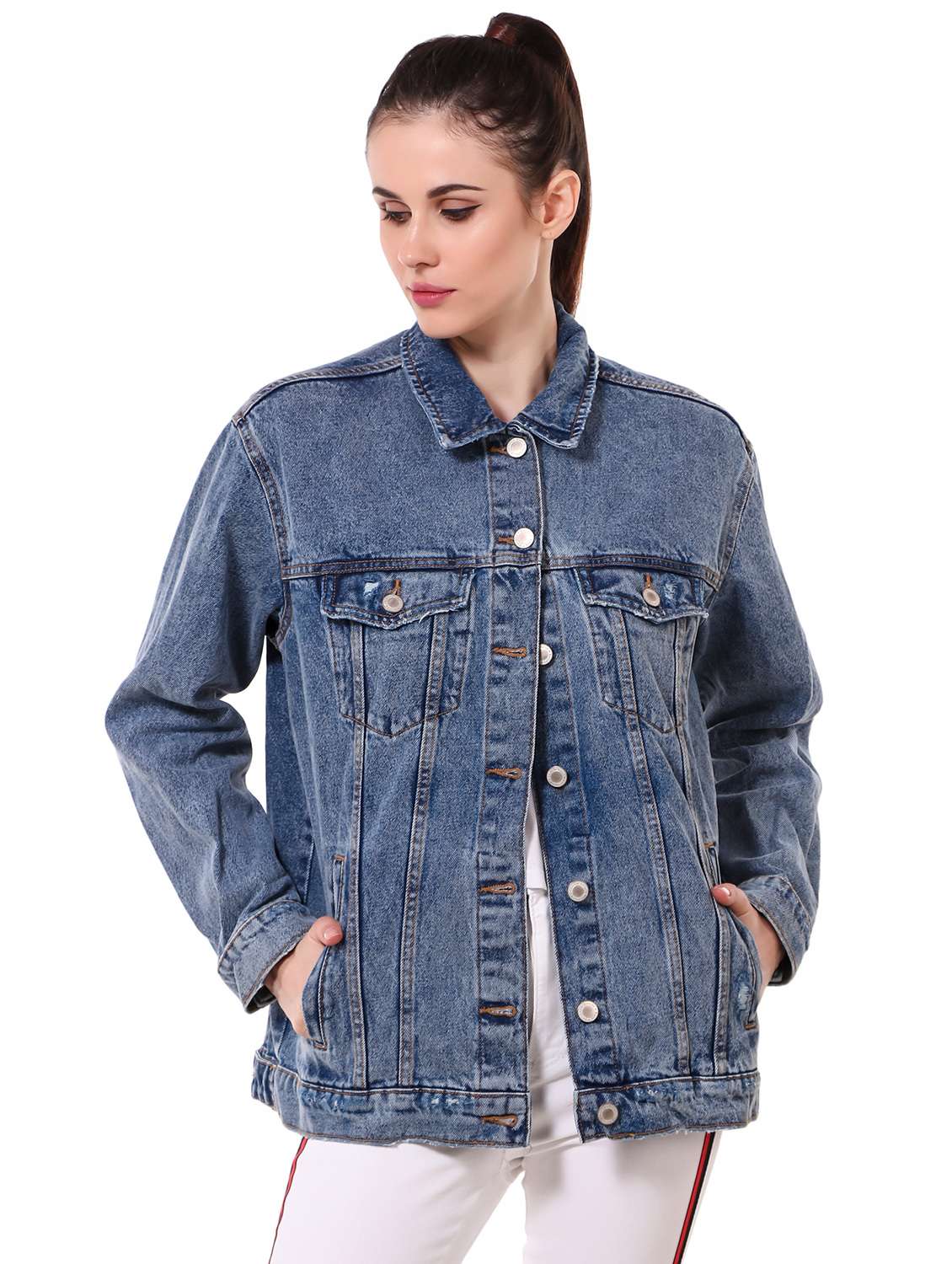 button up denim jacket