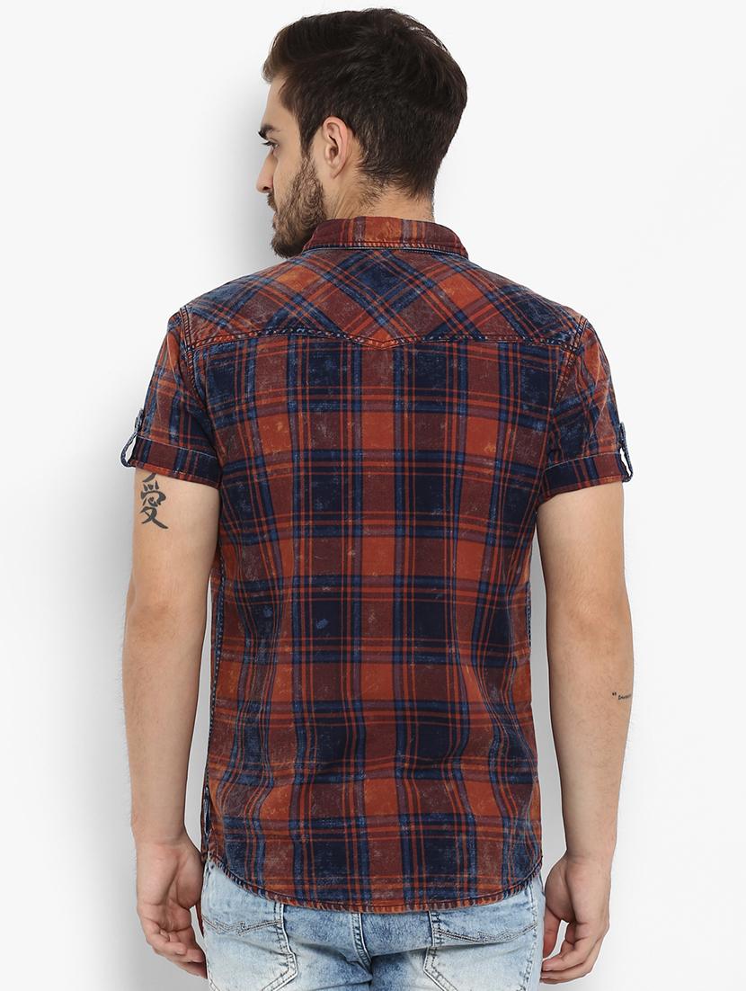 multicolor checkered casual shirt - 15968428 - Standard Image - 2