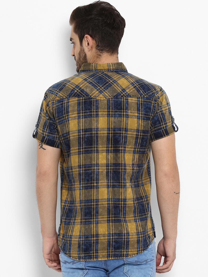 multicolor checkered casual shirt - 15968429 - Standard Image - 2