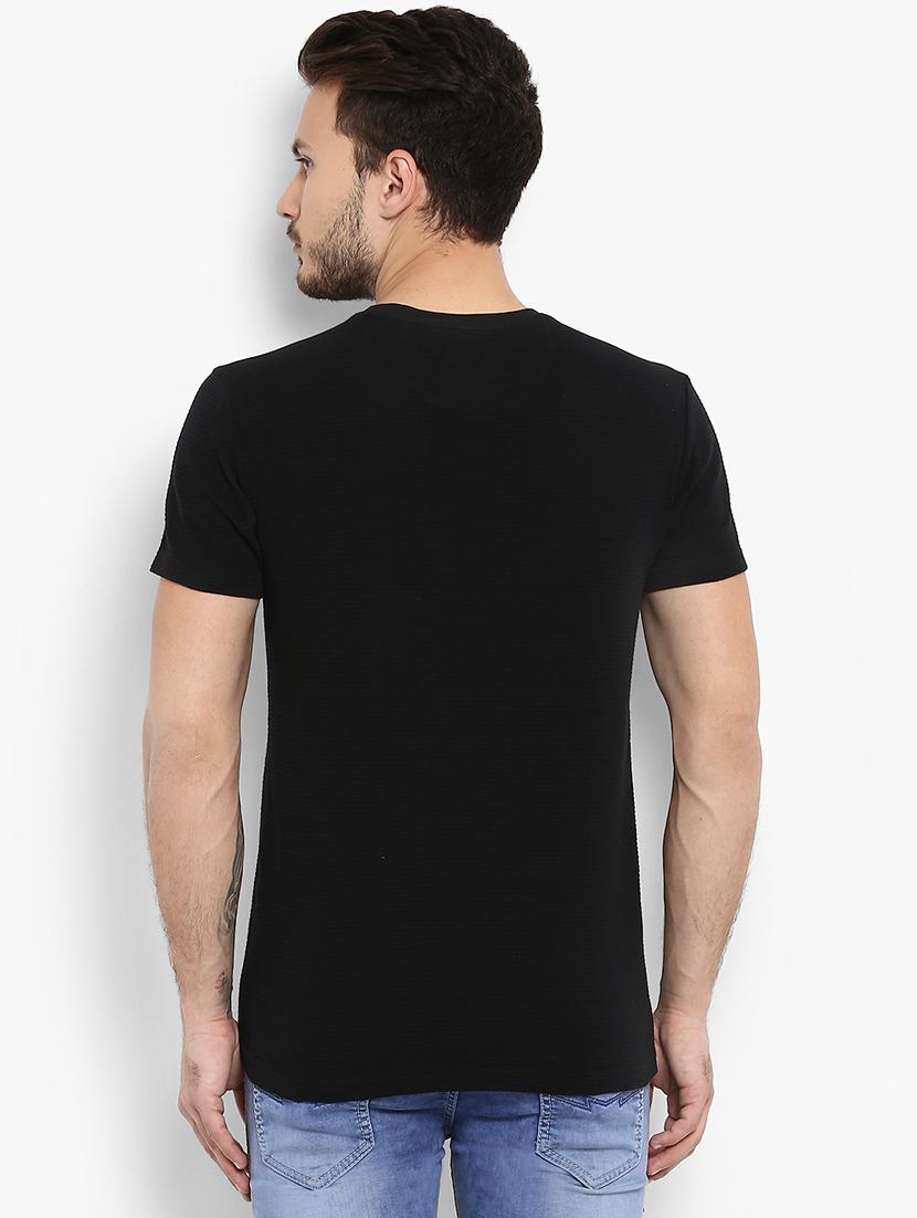 black solid t-shirt - 15968587 - Standard Image - 2