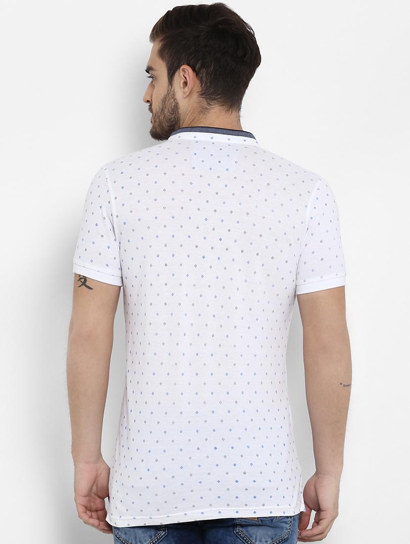 white printed t-shirt - 15968614 - Standard Image - 2