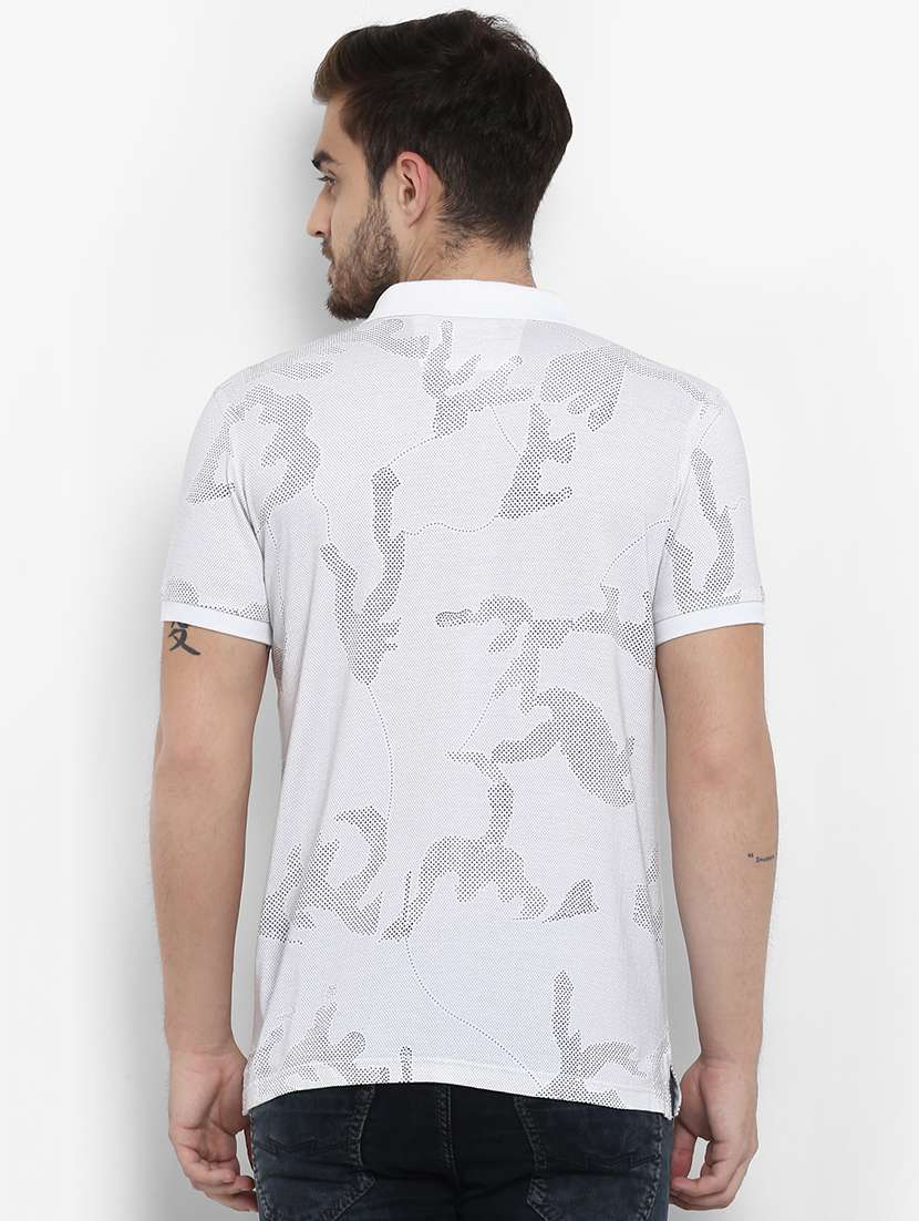 white printed t-shirt - 15968618 - Standard Image - 2