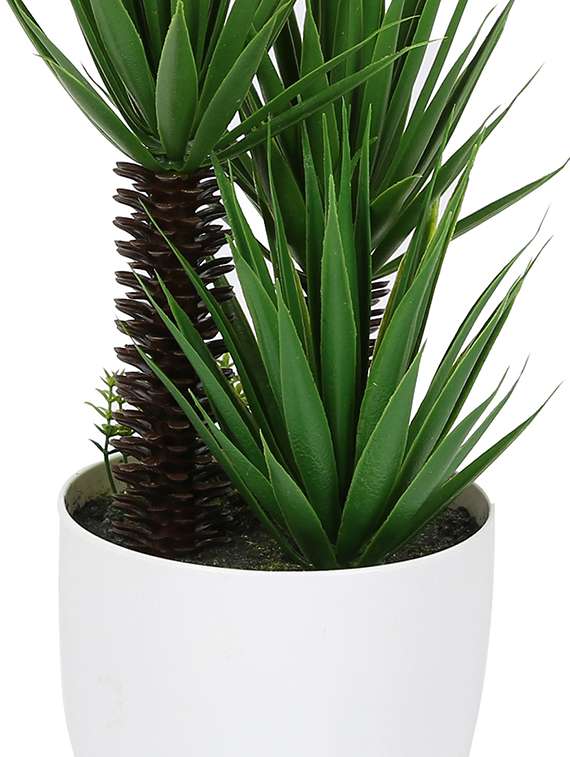 green plastic artificial plant with abs plastic pot by aapno rajasthan - 15970675 -  Standard Image - 2