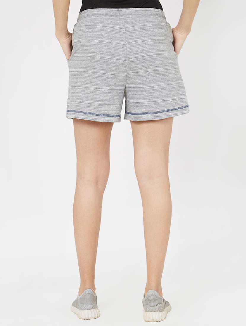 drawstring waist top stitched shorts - 15971652 -  Standard Image - 2