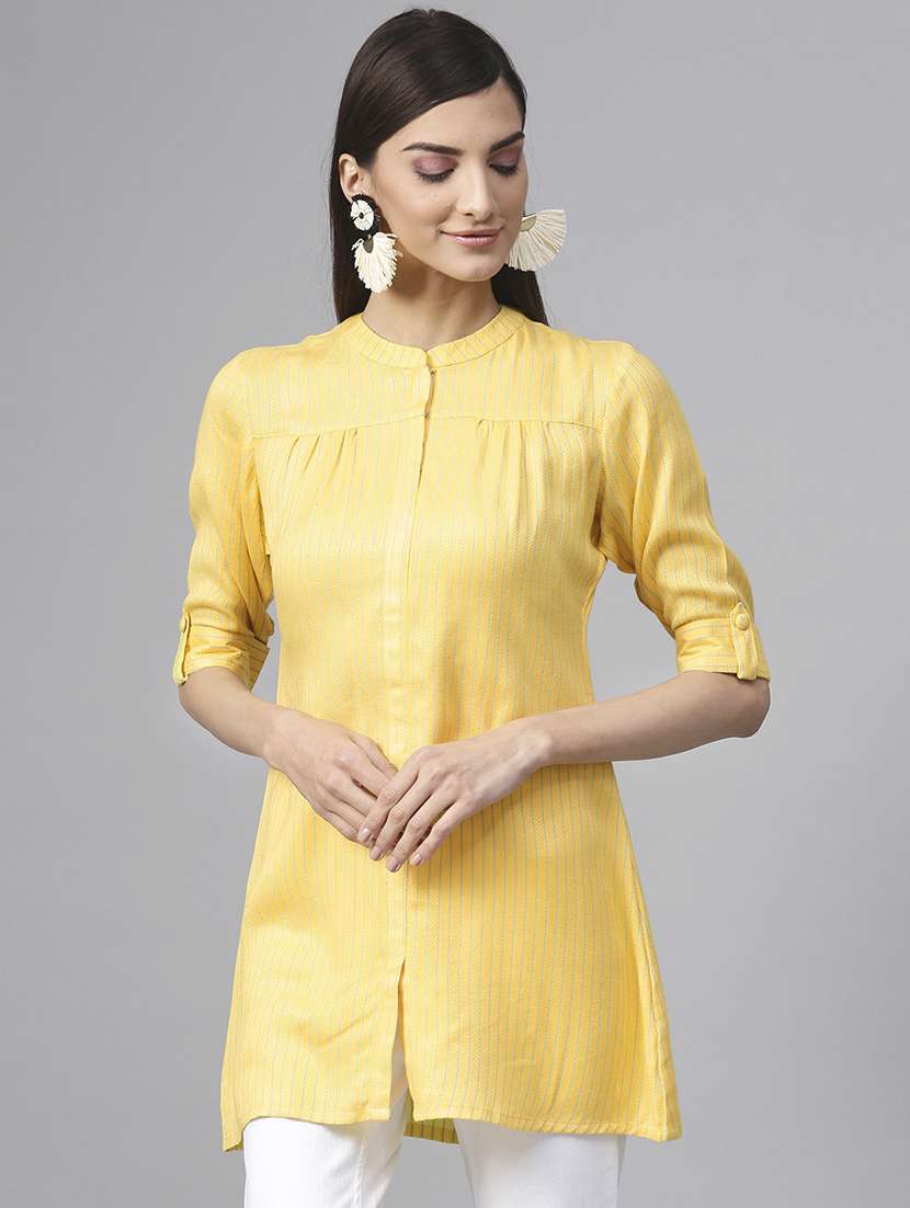 printed a-line kurti