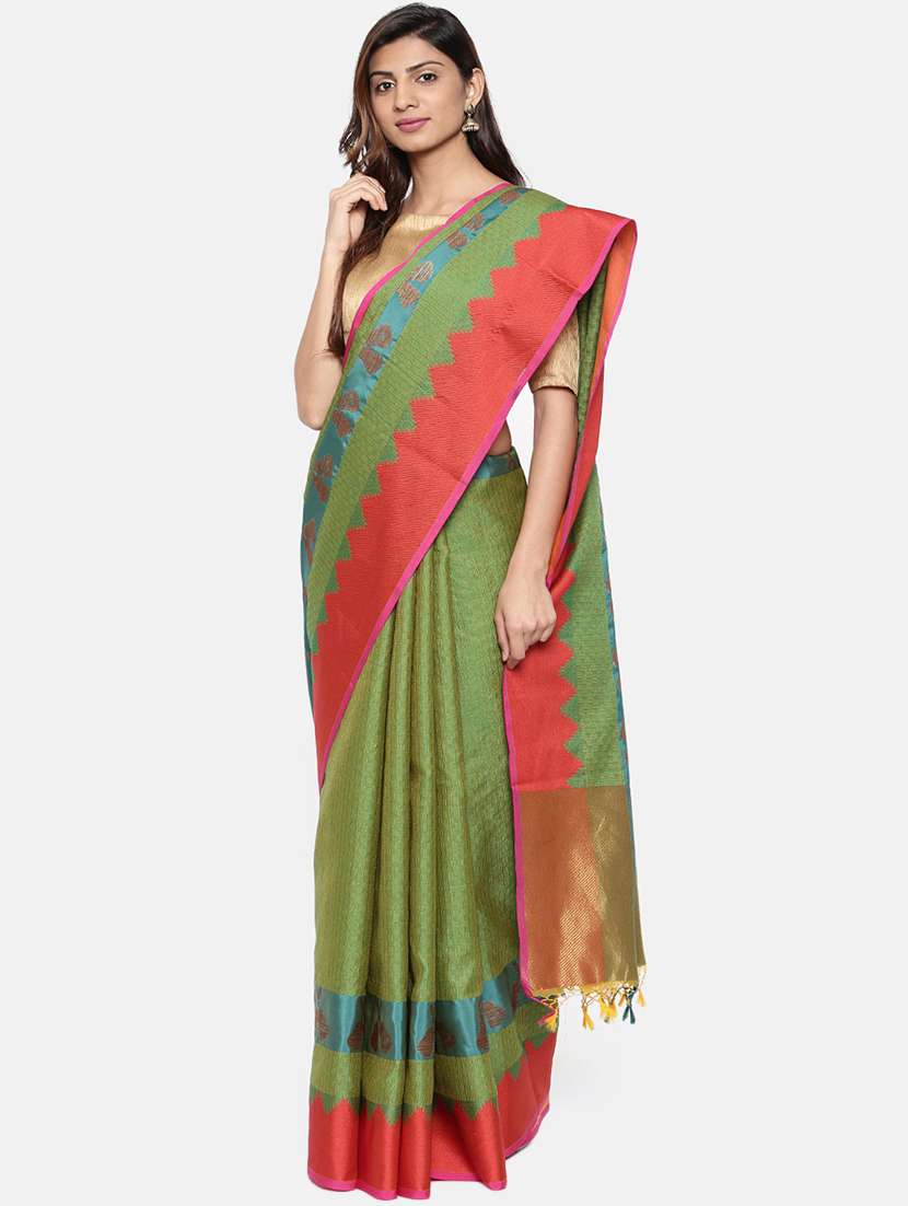 self design banarasi saree