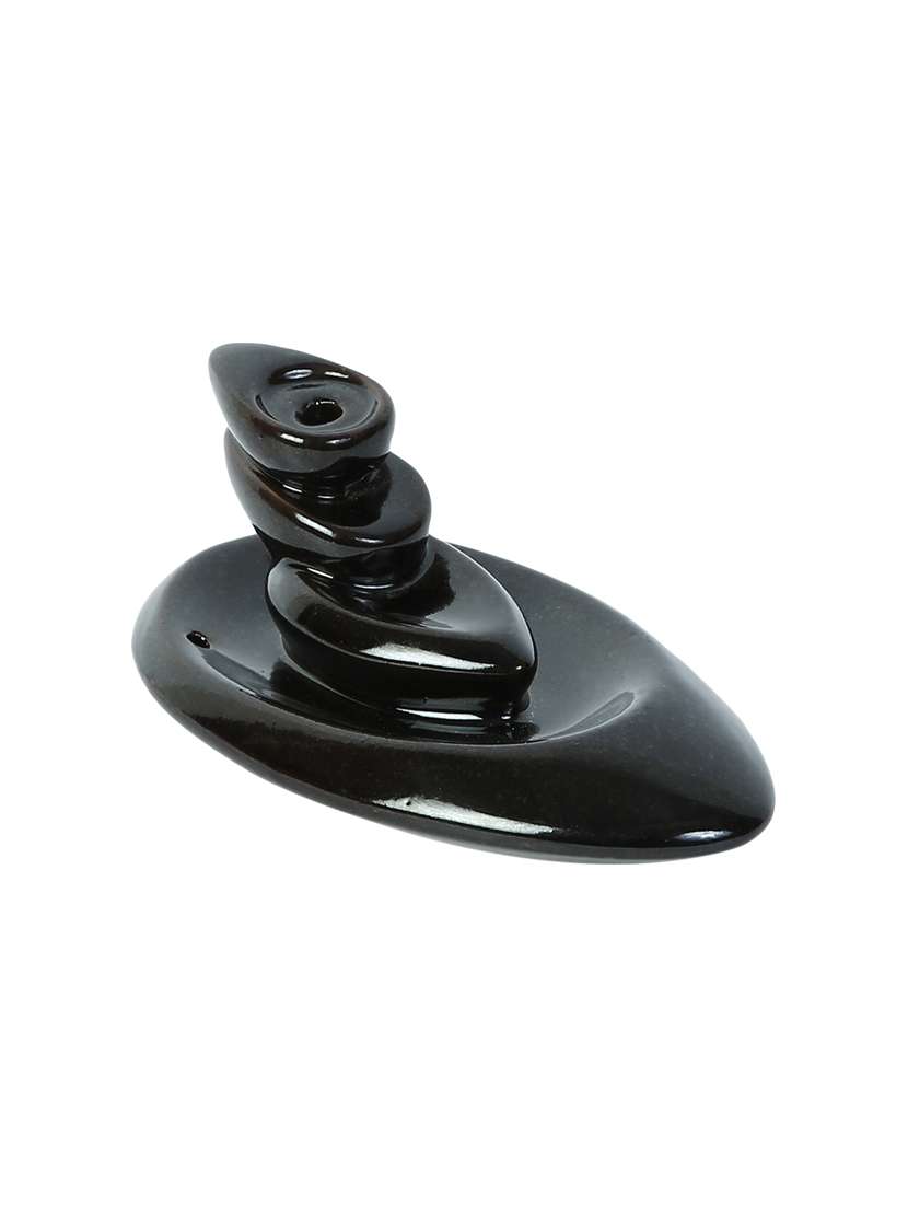 aapno rajasthan resin black smoke fountain with 10pc backflow incense cone - 15978601 -  Standard Image - 2