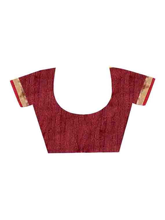 ethnic motifs printed saree with blouse - 15988543 - Standard Image - 2