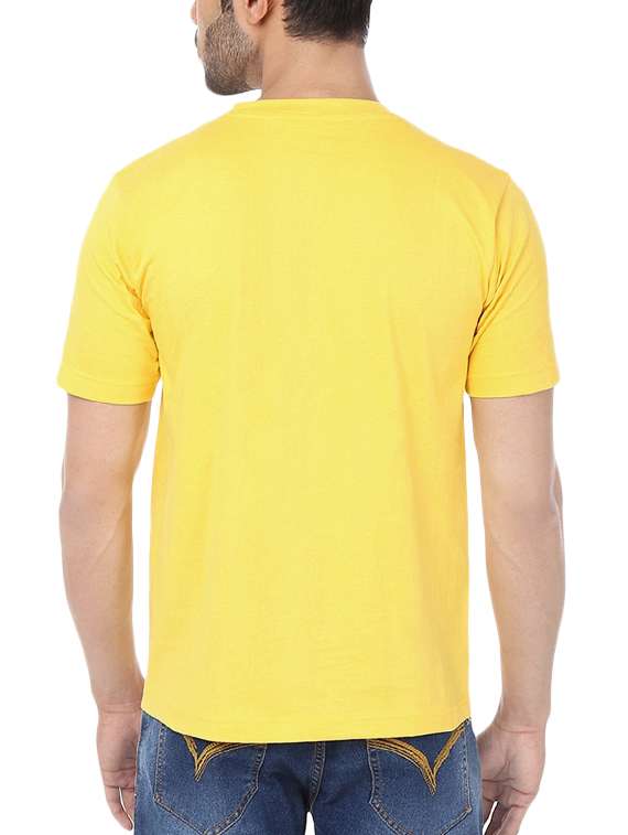 yellow printed t-shirt - 15990032 - Standard Image - 2