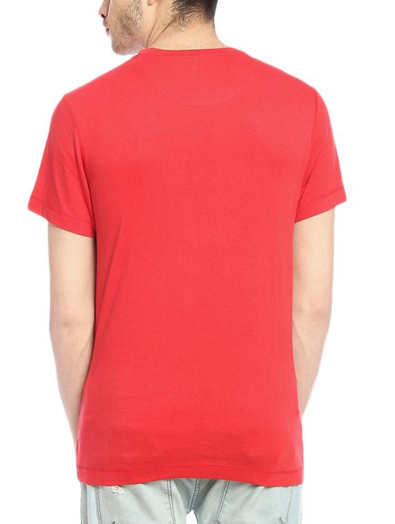 red typographic tshirt - 15990059 - Standard Image - 2