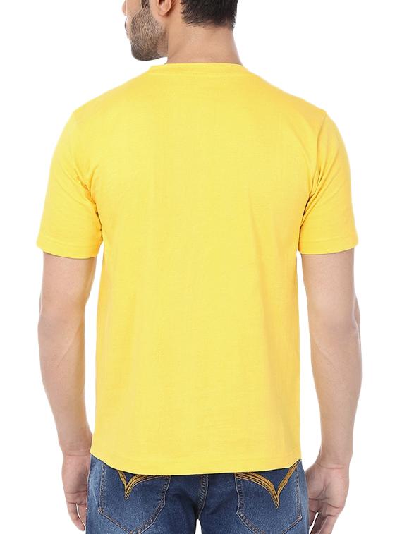 yellow typographic t-shirt - 15990064 - Standard Image - 2