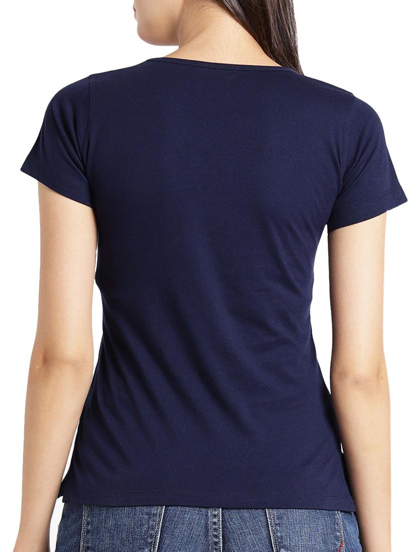 letter print short sleeved tee - 15990094 - Standard Image - 2
