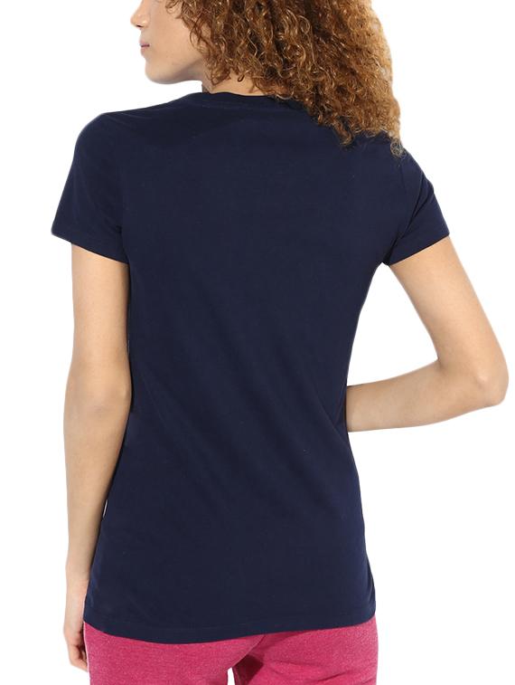 round neck graphic print tee - 15990121 - Standard Image - 2