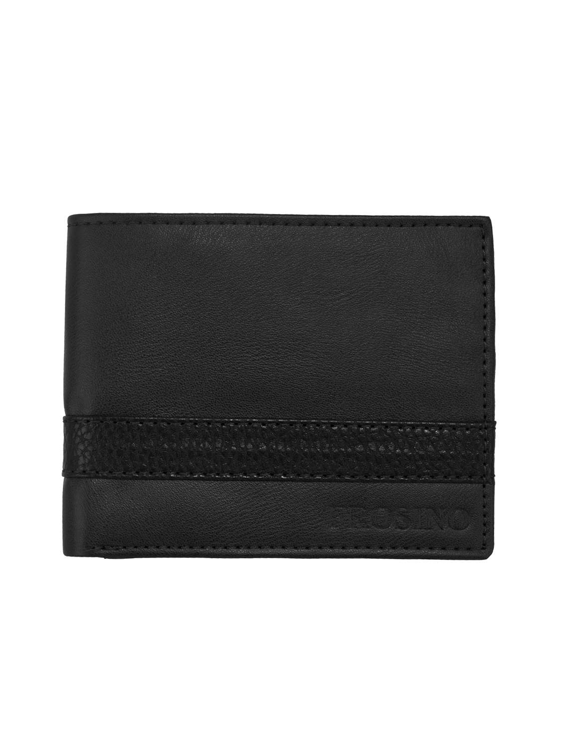 black leatherette wallet