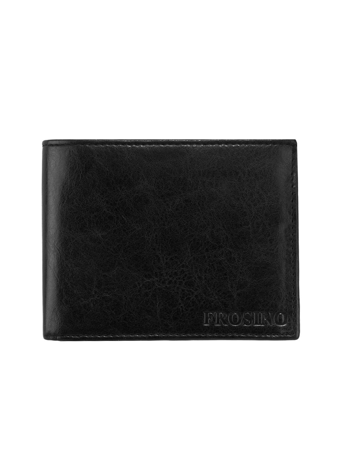 black leatherette wallet - 15999403 - Zoom Image - 0