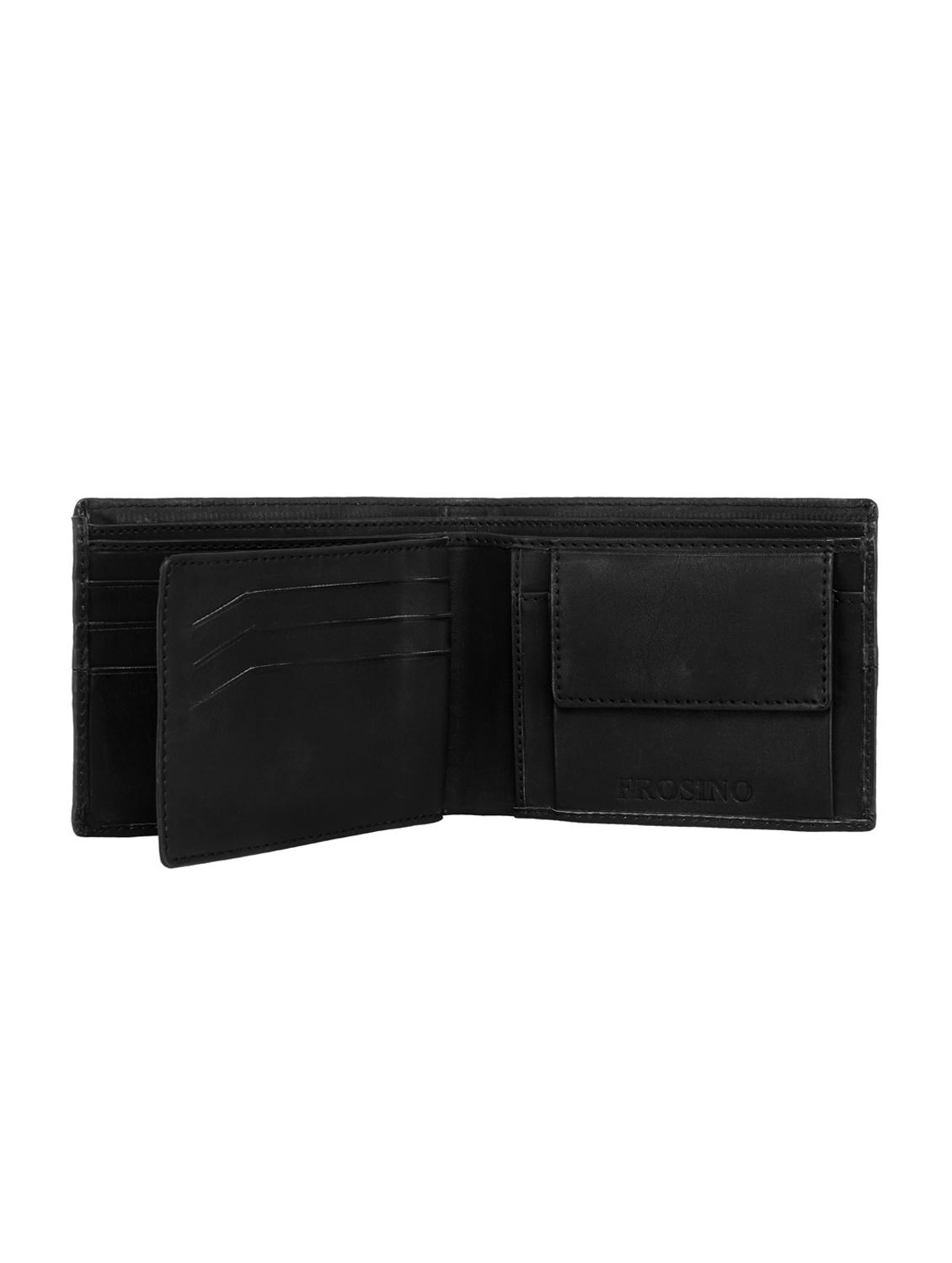 black leatherette wallet - 15999404 - Standard Image - 2