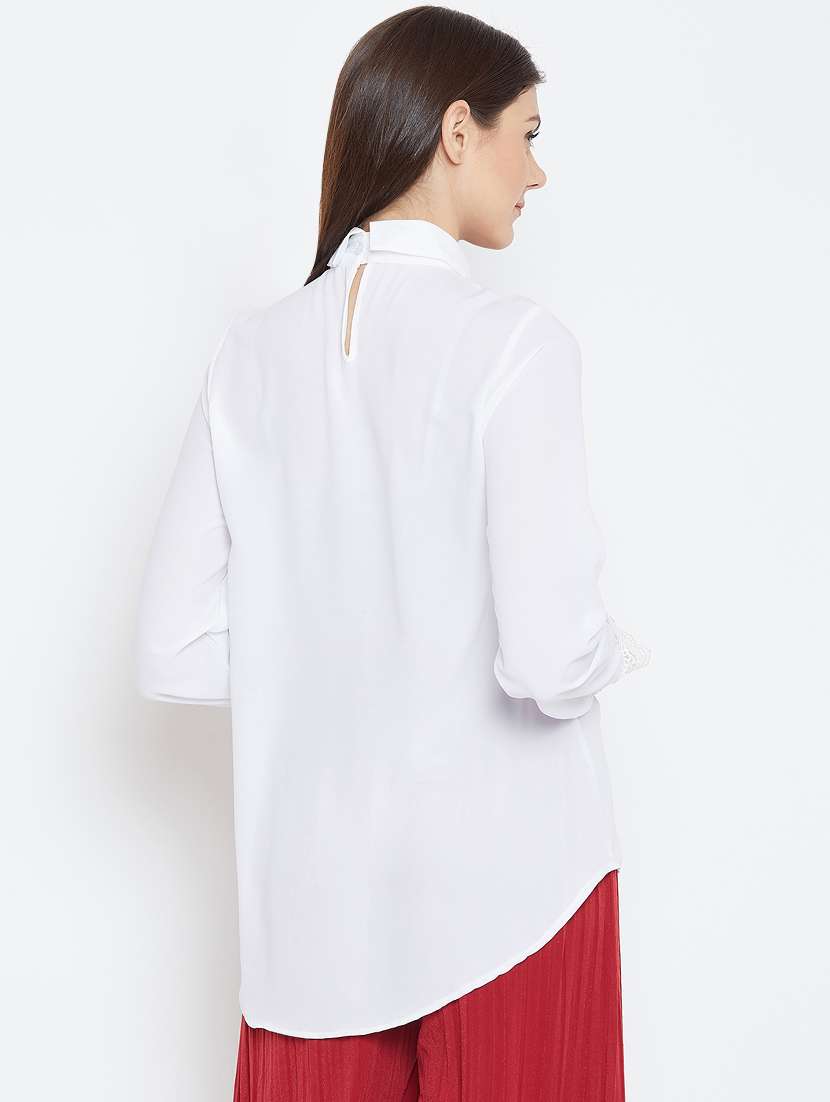 women's straight mock neck top - 16001327 - Standard Image - 2