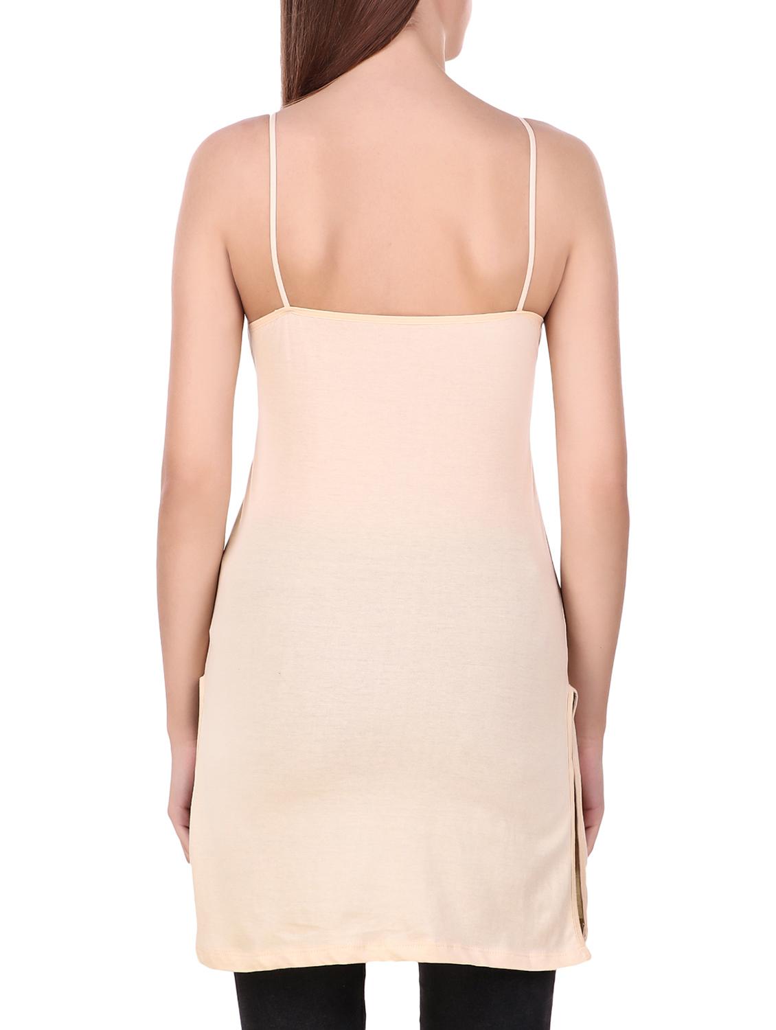 floral patch side slit camisole - 16003941 - Standard Image - 2