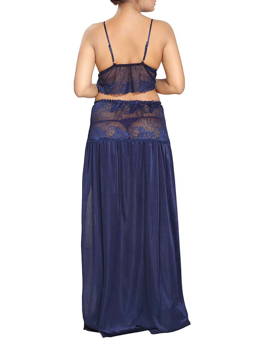 lace detail nightwear set - 16003967 - Standard Image - 2