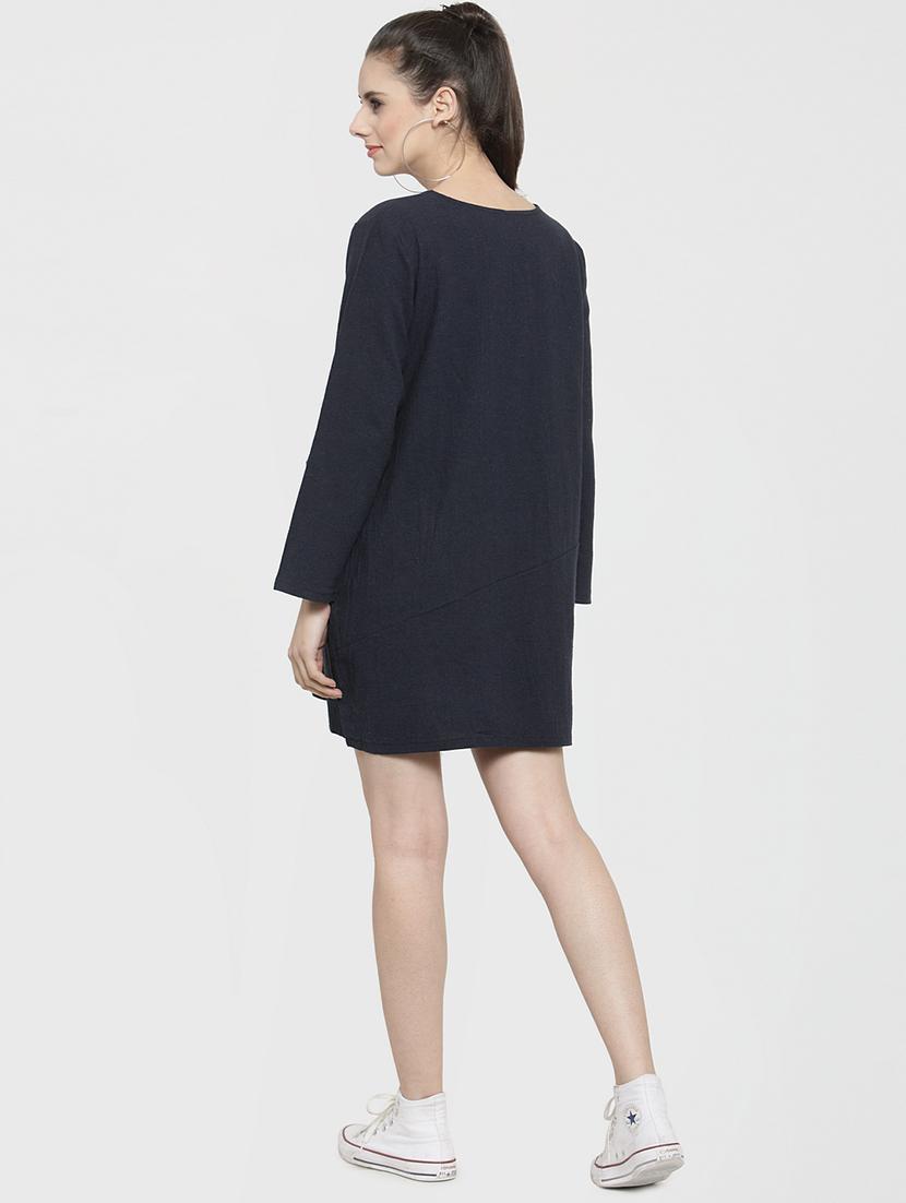 pocket detail a-line dress - 16006175 - Standard Image - 2