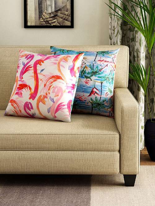 set of 2 16" x 16" square cushion covers - 16007252 -  Standard Image - 0