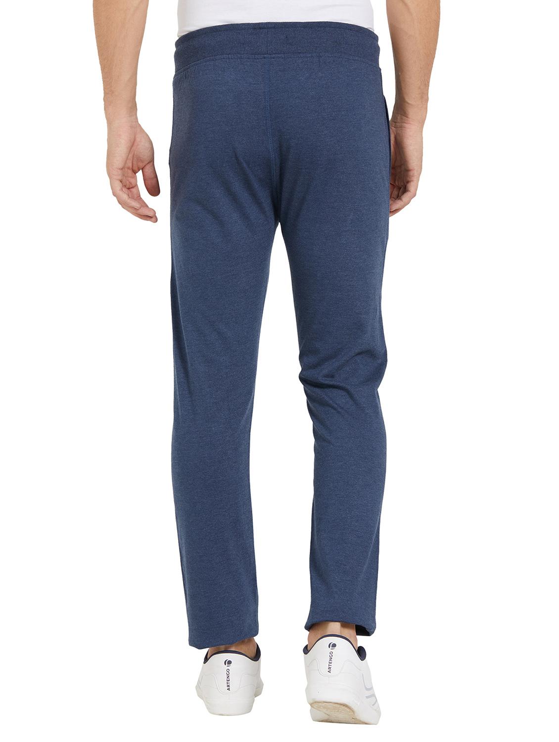 blue cotton full length track pant - 16008012 - Standard Image - 2