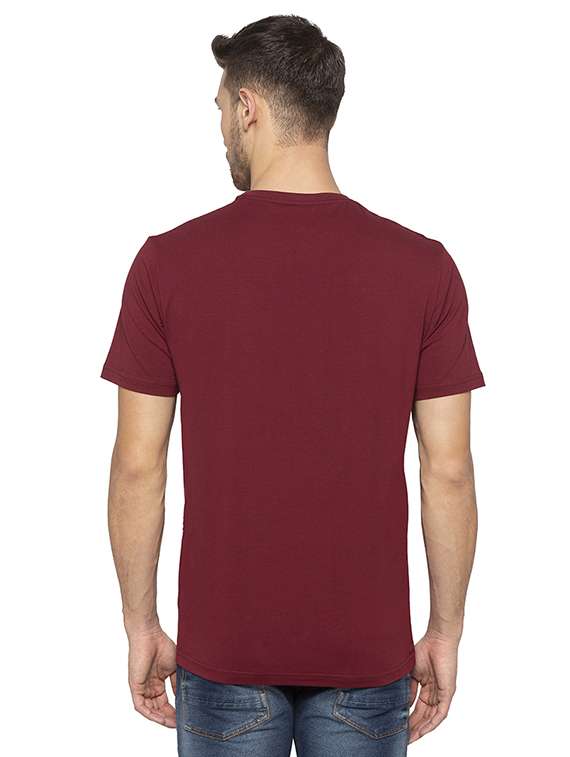 maroon typographic tshirt - 16008118 -  Standard Image - 2